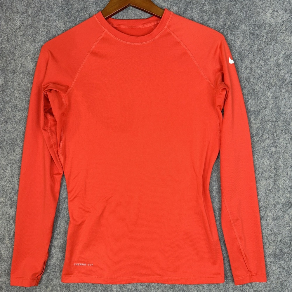 Nike Pro Combat Shirt Women M Fitted Dri-FIT Long Sleeve Compression Base Layer